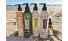 Dr. Watson's Face Flow Glow System bottles: face wash, shampoo, conditioner, deep conditioner