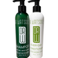 Dr. Watson's shampoo and everyday conditioner duo: green & white pump bottles