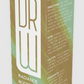 Radiance Boosting serum carton with green ingredient panel and Dr. Watson’s branding